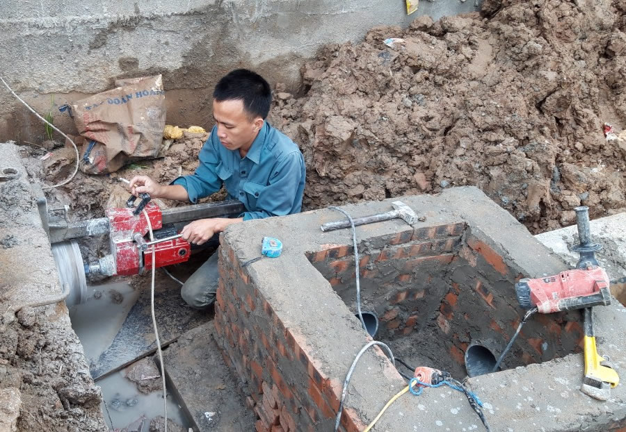 Khoan cắt bê tông Tại Vinh Nghệ An